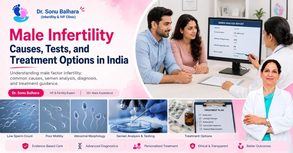 Male Infertility: Causes, Tests, and Treatment Options in India