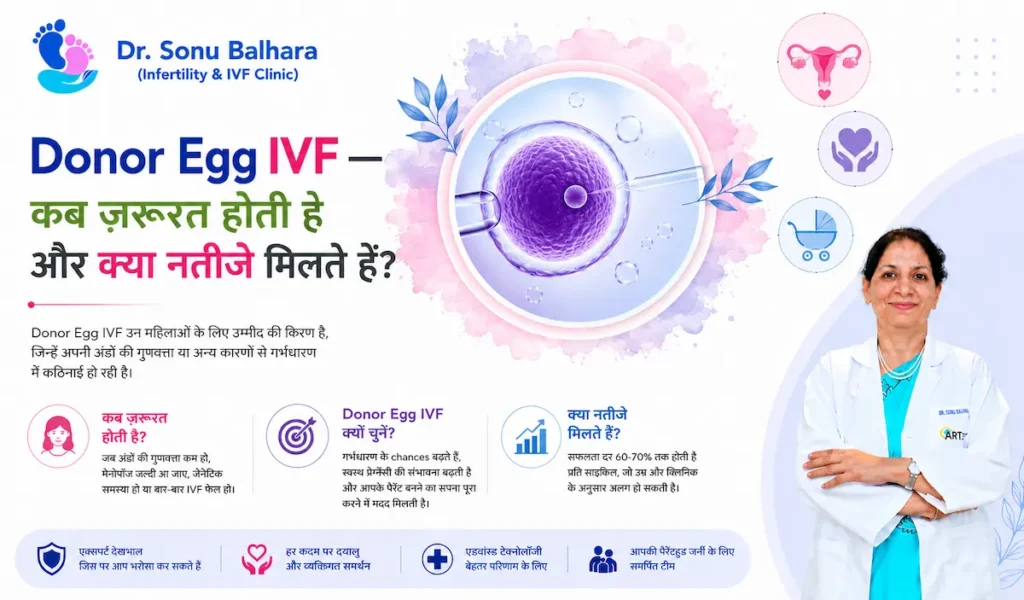 Donor Egg IVF — कब ज़रूरत होती है और क्या नतीजे मिलते हैं