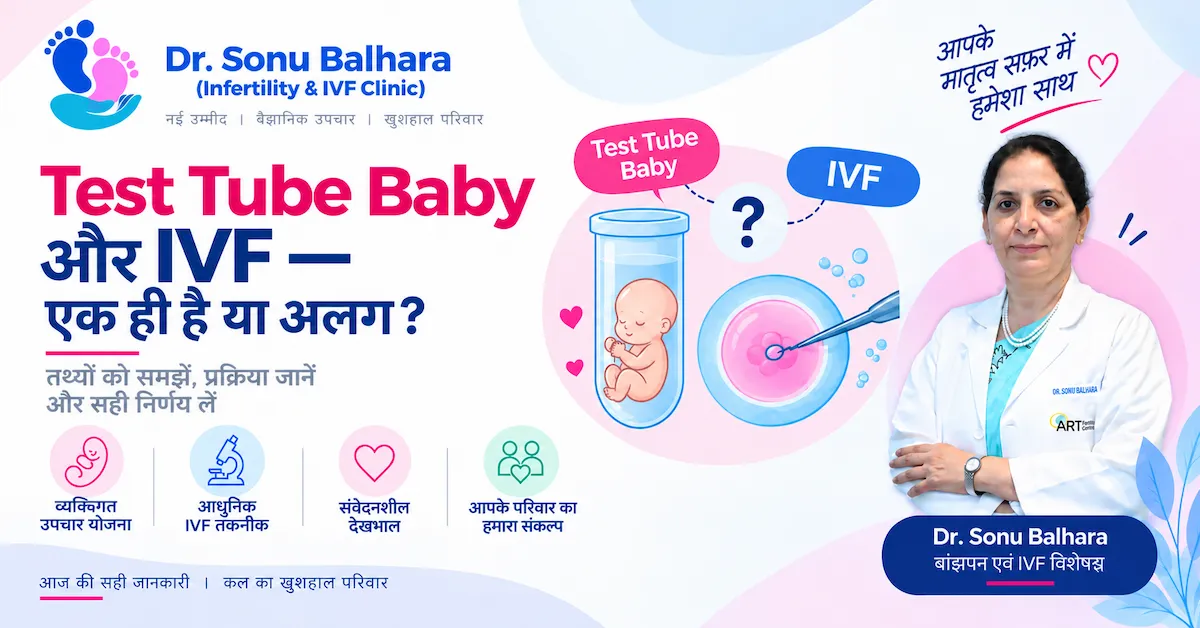 Test Tube Baby और IVF — एक ही है या अलग?