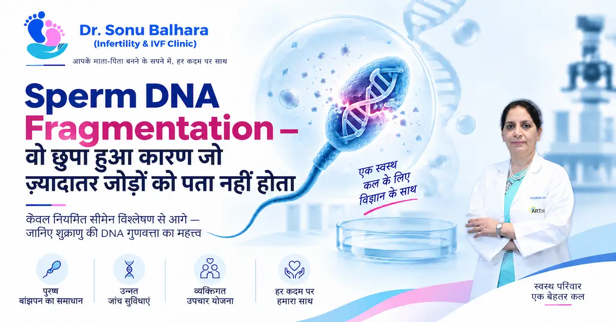 Sperm DNA Fragmentation — वो छुपा हुआ कारण जो ज़्यादातर जोड़ों को पता नहीं होता