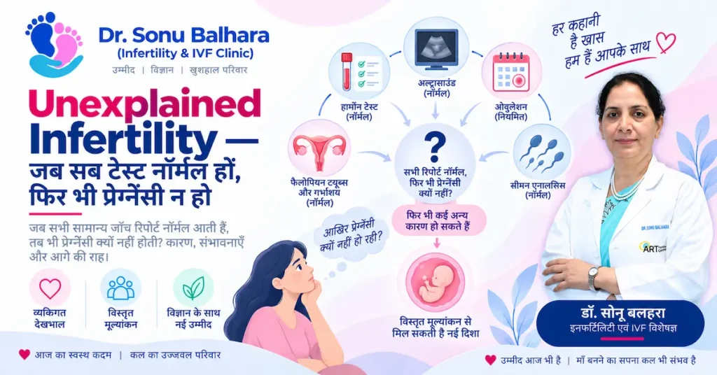 Unexplained Infertility — जब सब टेस्ट नॉर्मल हों, फिर भी प्रेग्नेंसी न हो